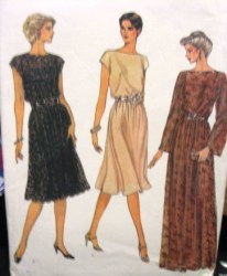 8183 VOG  DRESS LENGTHS SLVS OR NOT, SLIP PATTERN 6,8 10 12